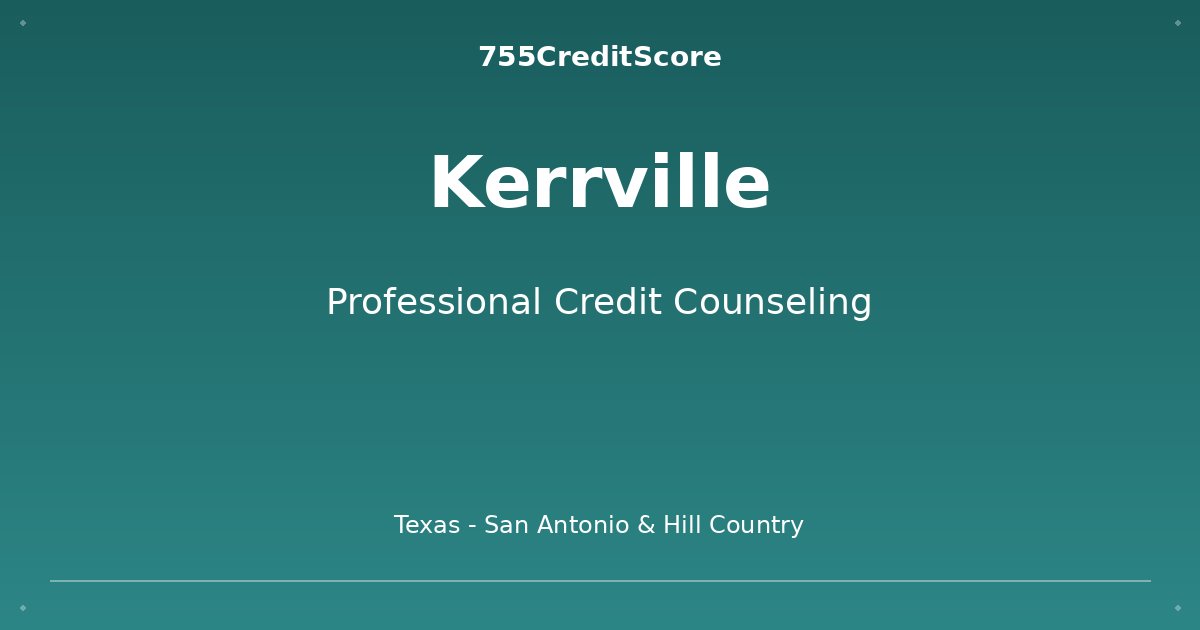 Credit Counseling in Katy Texas - 755CreditScore Professional Services