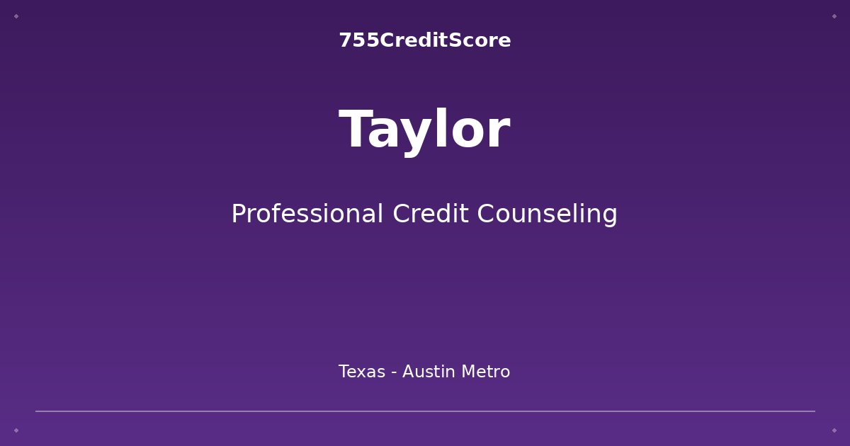 Credit Counseling in Katy Texas - 755CreditScore Professional Services