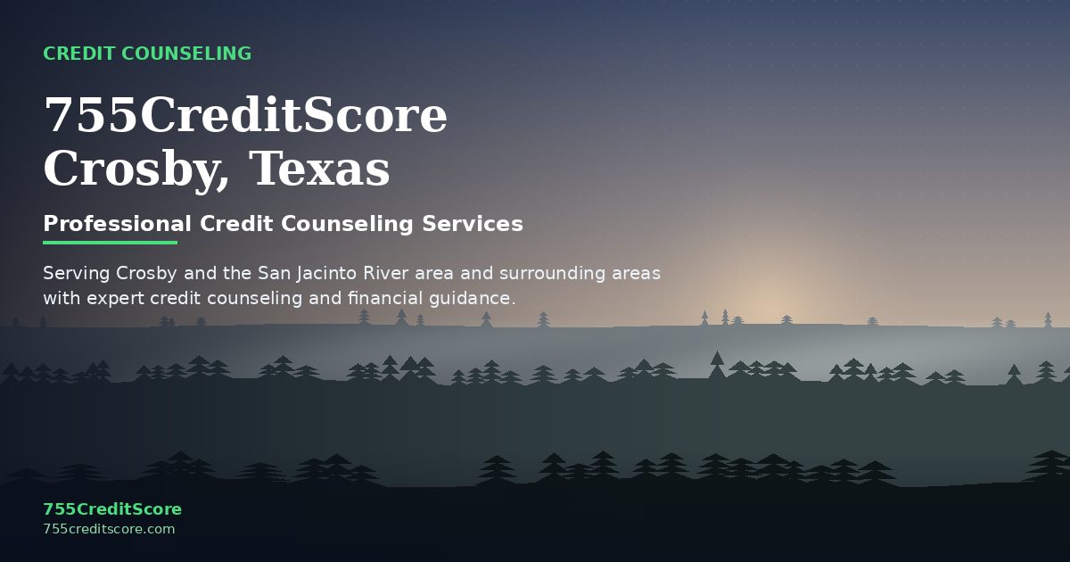 Credit Counseling in Crosby Texas - 755CreditScore Professional Services