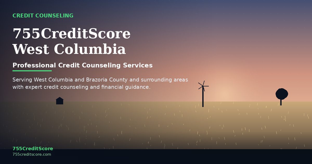 Credit Counseling in West Columbia Texas - 755CreditScore Professional Services