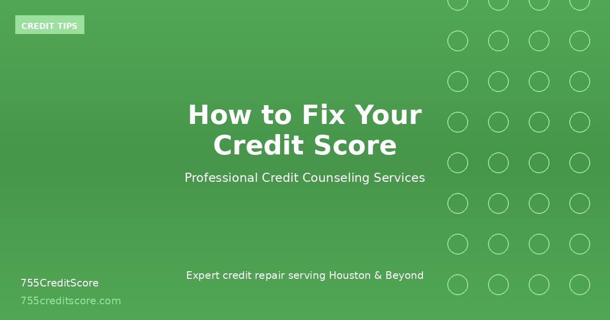 how-to-fix-credit-score